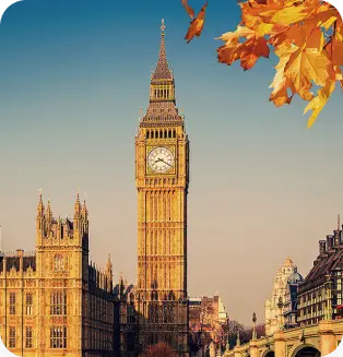 Scenic view of London, UK